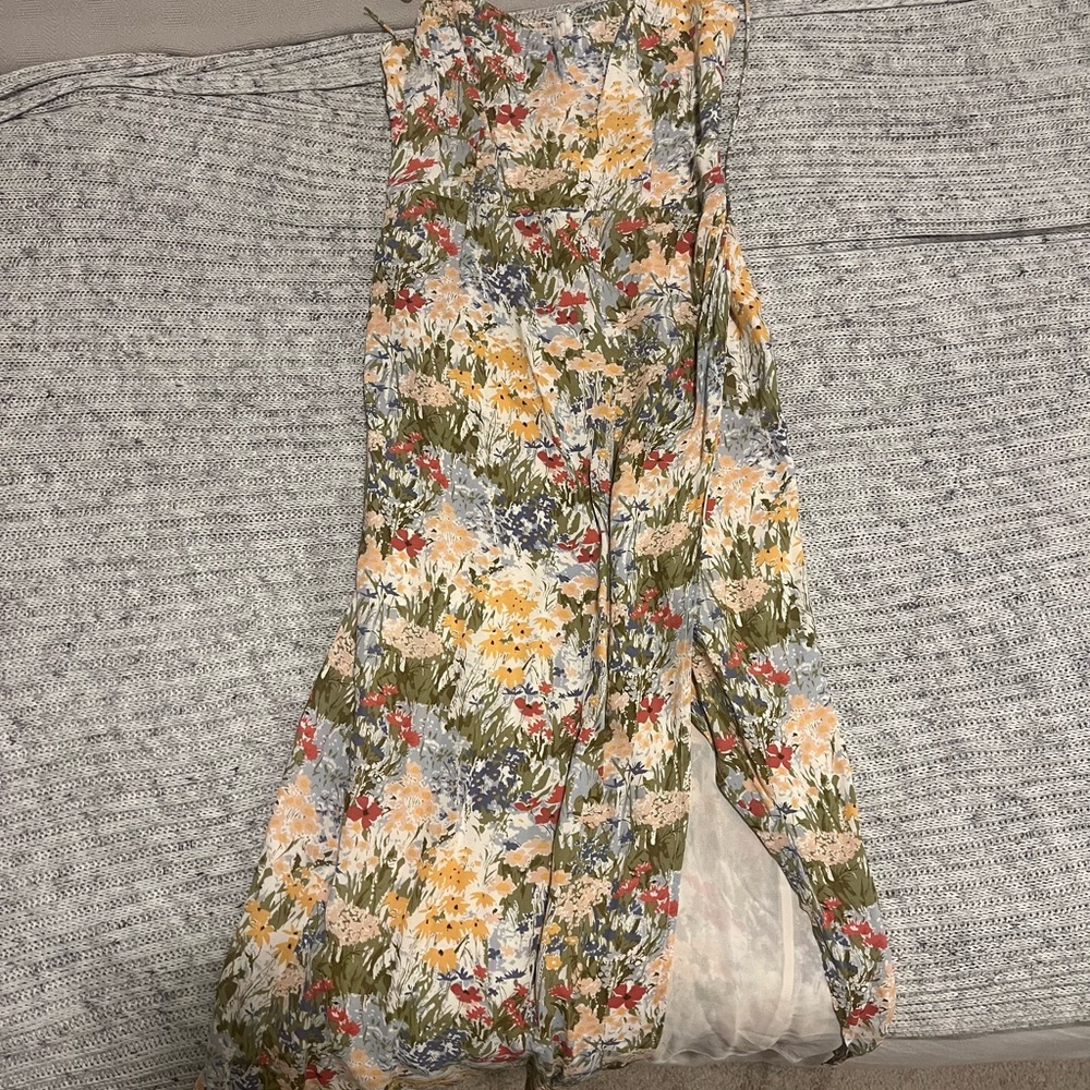 Reformation Floral Sleeveless Dress